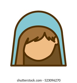 Isolated holy mary design