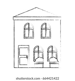 isolated home building