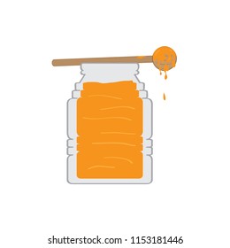 Isolated honey jar icon