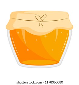 Isolated honey jar icon