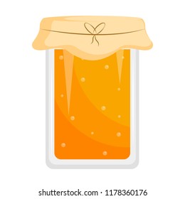 Isolated honey jar icon