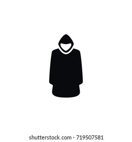 Isolated Hood Icon. Cloak Vector Element Can Be Used For Cloak, Hood, Jacket Design Concept.