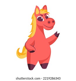 Isolated horse baby vector illustration