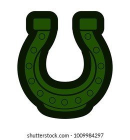 Isolated horseshoe icon