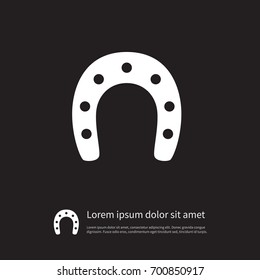 Isolated Horseshoe Icon.  