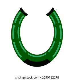 Isolated horseshoe icon. Patrick day