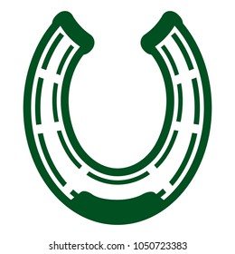 Isolated horseshoe icon. Patrick day
