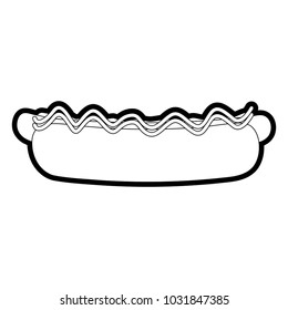 Isolated hot dog design