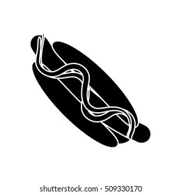 Isolated hot dog design