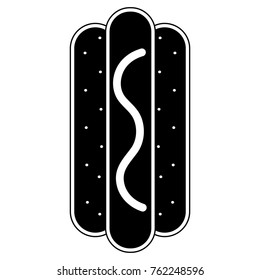 Isolated hot dog design