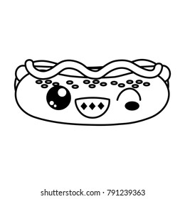 Isolated hot dog design