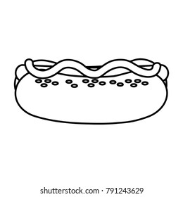 Isolated hot dog design