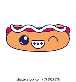 Isolated hot dog design