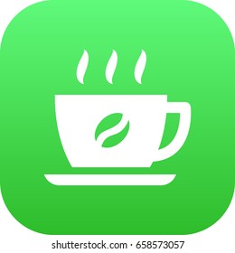 Isolated Hot Drink Icon Symbol On Clean Background. Vector Coffee Element In Trendy Style.