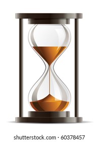 Isolated Hourglass Vector