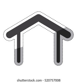 Isolated house design
