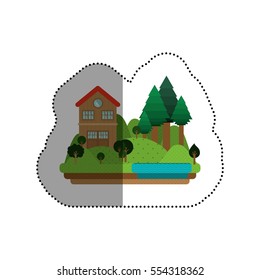 Isolated house design