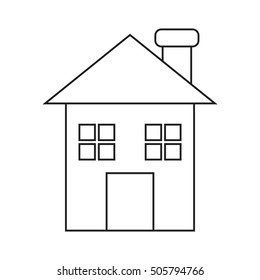 Isolated house and home building design