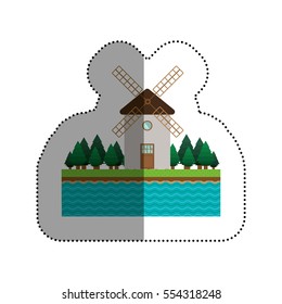 Isolated house mill design