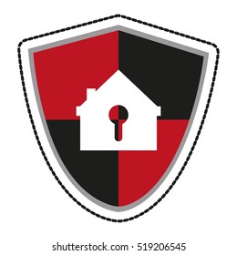 Isolated house and shield design