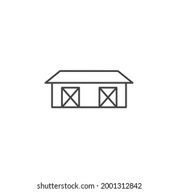  isolated house sign icon, vector illustration