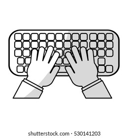Isolated human hand design