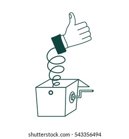 Isolated human hand design