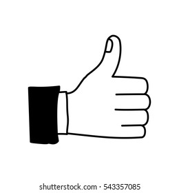 Isolated human hand design