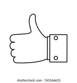 Isolated human hand design