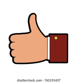 Isolated human hand design