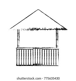 Isolated hut design