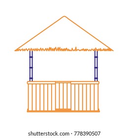 Isolated hut design