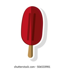 Isolated ice cream design