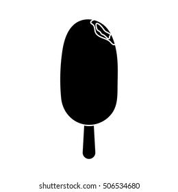 Isolated ice cream design