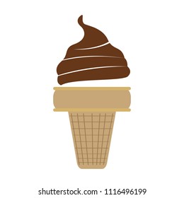 Isolated ice cream icon