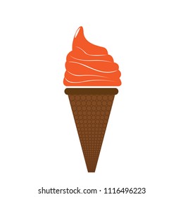 Isolated ice cream icon