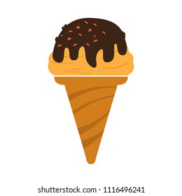 Isolated ice cream icon