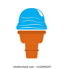 Isolated ice cream icon