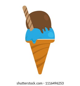 Isolated ice cream icon