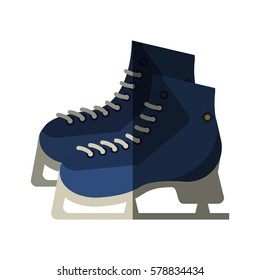 Isolated ice skate design