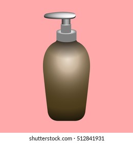 Isolated icon of a bottle of soap, Spa Vector illustration