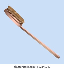 Isolated icon of a broom, Spa Vector illustration