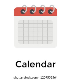Isolated icon design of a calendar