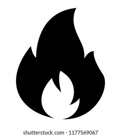isolated icon design fire flame stock vector royalty free