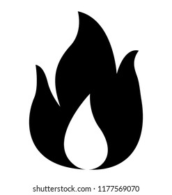 Isolated icon design of fire flame