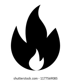 
Isolated icon design of fire flame
