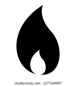 Isolated icon design of fire flame