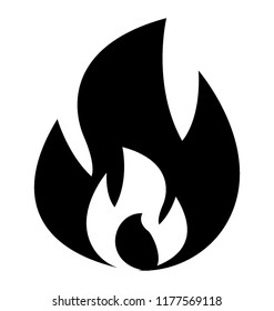 Isolated icon design of fire flame