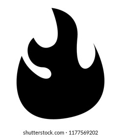 Isolated icon design of fire flame