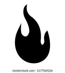 Isolated icon design of fire flame